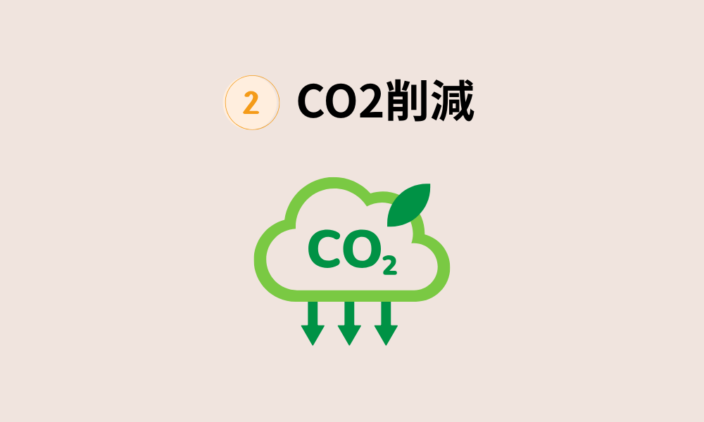 ②CO2削減・コスト最適化などの効果