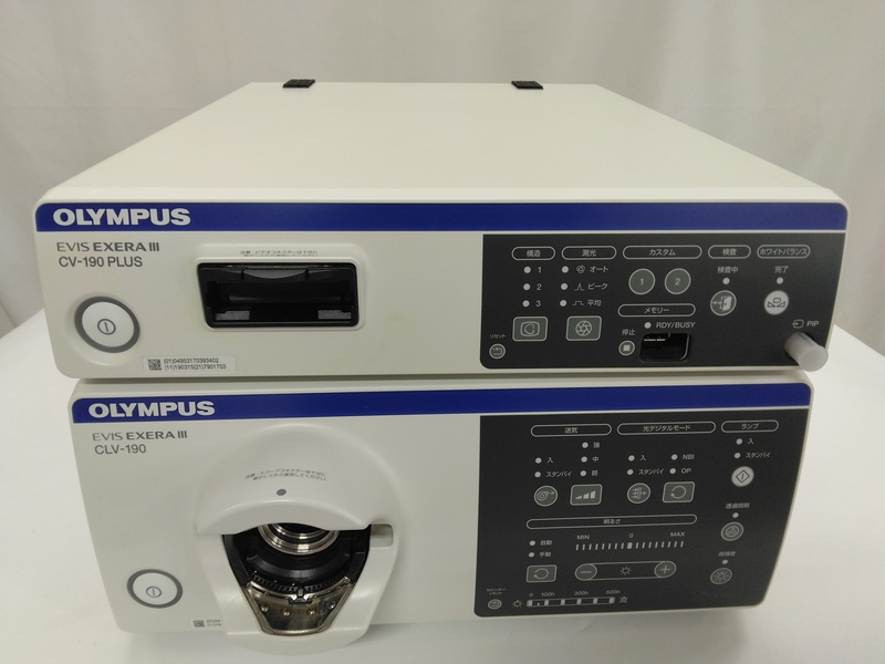 内視鏡光源＆プロセッサー装置｜CV-190PLUS＆CLV-190(EVIS EXERA Ⅲ)｜オリンパスメディカルシステムズ株式会社の写真1枚目