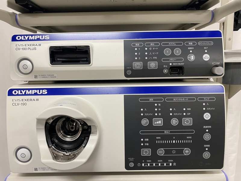 内視鏡光源＆プロセッサー装置｜CV-190PLUS＆CLV-190(EVIS EXERA Ⅲ)｜オリンパスメディカルシステムズ株式会社の写真1枚目