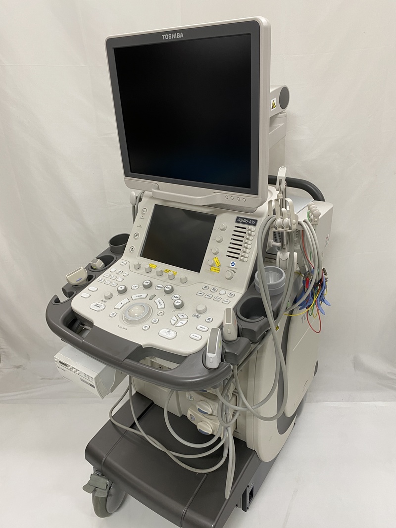 超音波診断装置(カラードプラ)ＬＣＤ｜Aplio 400 TUS-A400｜キヤノンメディカルシステムズの写真1枚目