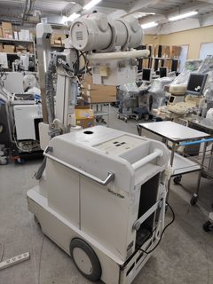 移動型X線装置の１枚目写真