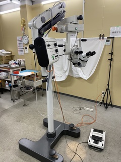 手術用顕微鏡の１枚目写真
