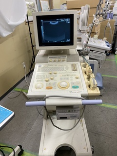超音波診断装置（白黒）の１枚目写真