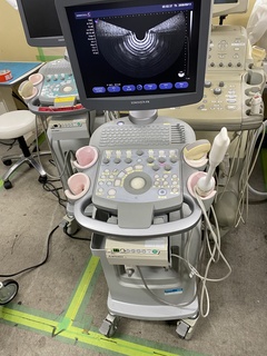 超音波診断装置（白黒）の１枚目写真