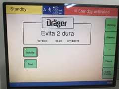 Ventilator｜Evita 2 dura(EVT-2200)｜Drager photo2