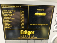 Anesthesia Machine｜Fabius GS｜Drager photo9